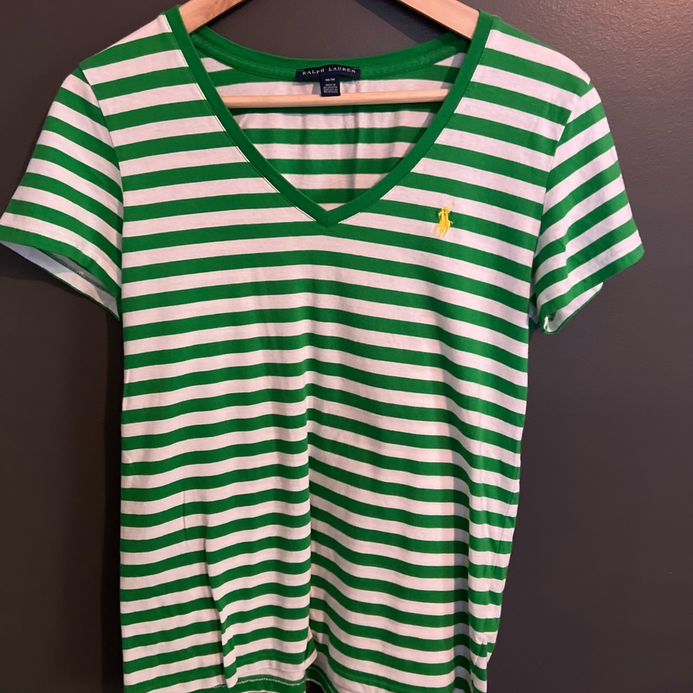 Ralph Lauren Stripe Vneck